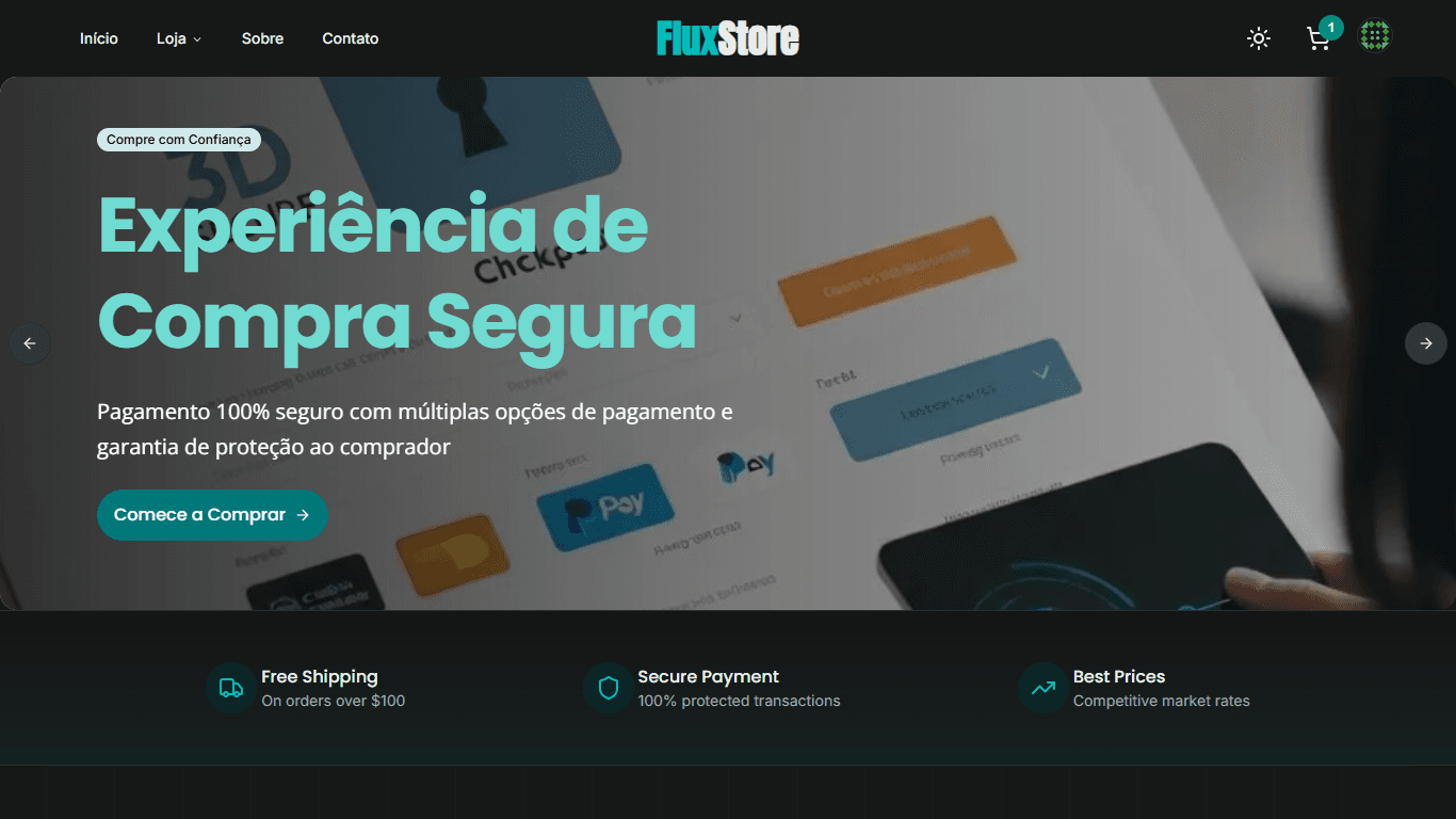 fluxtore homepage image